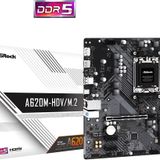 Asrock A620M-HDV/M.2+ 6400 Mhz M.2 AM5 mATX DDR5 Anakart