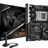 Asrock TRX50 WS WiFi 7600 Mhz RGB M.2 sTR5 E-ATX DDR5 Anakart
