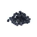 Asroya 40 Adet Üniversal Siyah Plastik Orijinal Standart Lastik Sibop Kapağı Seti 4x10 Set