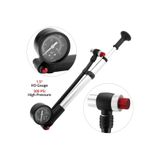 Asroya Alüminyum Amortisör Maşa Shock Pompası Bisiklet POMPA 33cm 300 Psi Siyah 147Gram