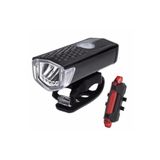 Asroya Su Geçirmez Usb Şarj Led Bisiklet Scooter Ön Far Arka Işık Lambası Işık Seti Bisiklet Far