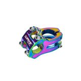 Asroya Wake Alüminyum Rainbow Rengarenk Bisiklet Kısa Gidon Boğazı Yedek Parça 31,8mm