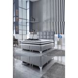 Asroyallüks Şehrazat 180 x 200 cm Pedli Paket Tavşan Tüyü Kumaş Yaylı Yatak