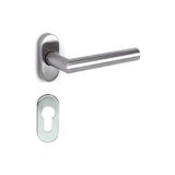 Assa Abloy AHW600LL00 Çift Taraflı Basma Kapı Kol Set Paslanmaz Çelik Mat Yangın Dayanımlı