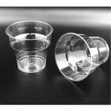 Assan Sert Plastik Kristal Bardak 180 cc 25 Adet (4 Paket) - Şeffaf - 100 Adet