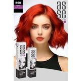Asse 60 Ml Tüp Saç Boyası Kırmızı + 50 Ml Oksidan Sıvısı