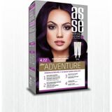 Asse Adventure Set Krem Saç Boyası No:4.22 Patlıcan Moru Kalıcı ve Zengin Renk Etkisi