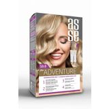 Asse Adventure Set Saç Boyası, Kalıcı ve Canlı Renkler 1+1 İki Kullanım Seti (No:10.0 Sarı)