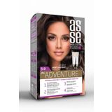 Asse Adventure Set Saç Boyası, Kalıcı ve Canlı Renkler 1+1 İki Kullanım Seti (No:5.0 Açık Kestane)
