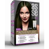 Asse Adventure Set Saç Boyası, Kalıcı ve Canlı Renkler 1+1 İki Kullanım Seti (No:6.11 Doğal Zeytin Sarı) - No:No:6.11 Doğal Zeytin Sarı