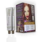 Asse Hair Color System Saç Boyası Kumral Bakır No: 7.44 - No:7.44 Kumral Bakır