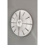 Asse Tasarım Dekoratif Duvar Saati 50X50cm Sessiz Mekanizma Beyaz