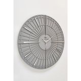 Asse Tasarım Long Line Dekoratif Duvar Saati Antrasit & Gümüş 37X37cm Sessiz Mekanizma