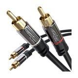 Asseds Store – 0,8m – Cinch Kablo, 2 Cinch-2 Cinch, Stereo Ses Kablosu (Koaksiyel Kablo, Rca Fiş/fiş, Analog/dijital, Derin Bas Hoparlör/amplifikatör/hifi ve Ev Sineması/blu-Ray/alıcı Için, Siyah) - Option-1