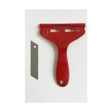 Asseds Store 1 Adet Yedek Bıçaklı, Leke Macun Silikon Derz Yapışkan Boya, Araba Camı, Sıva Kireç, Etiket Kazıma Bıçağı, Çok Amaçlı Kazıma Aleti - Ahşap