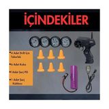 Asseds Store 1:24 Ölçek Oyuncak 4x4 Uzaktan Kumandalı 20 Km/h Hız Için Üretilmiş Şarjlı Araba Rc Yarış Arabası Full Fonksiyon Parkur Dubaları ve Tekerleri 500 Mah Batarya (Siyah Spor) - Altın