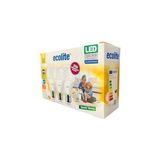 Asseds Store 12W LED Ampul 3'lü Paket – 1521 Lümen, 100W Eşdeğer, E27 Duy, 3000K Sarı Işık, Opal Cam,%88 Enerji Tasarrufu, 15000 Saat Ömür - 1 - 10 W - Amber