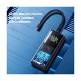 Asseds Store 150PSI 4000MAH Şarjlı Taşınabilir Hava Pompası Araç Lastik, Bisiklet, Top Şişirme (Powerbank+Led Lamba+Lcd Ekran) - Option-1