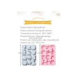 Asseds Store 155- Siliko World Silikon Kek Çikolata Sabun Mum Epoksi Reçine Kalıp - Option-1 - 0 - Siyah - 1 Adet