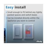 Asseds Store 1pm Mini Gen3 | Wlan ve Bluetooth Akıllı Röle Şalteri, 1 Kanal 8A Akım Ölçümü | Sıva Altı Işık Şalteri | Alexa ve | Ios Uygulaması | Hub Gerekmez (2'li Paket) - 1 Adet - Ahşap