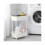 Asseds Store 2 Katlı Çok Amaçlı Düzenleyici Raf – Banyo, Mutfak, Dolap Içi Organizer | 29,5X18X41 cm | Dayanıklı Hafif Tasarım | Depolama ve Düzen Için Pratik Çözüm - 000-Siyah - 1 Adet - Option-1
