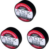 Asseds Store 3 Adet Ack Siyah Izole Bant 0.13X19MMX8YDS - 0,75 lt