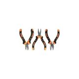 Asseds Store 3 Parça Mini El Aleti Seti,, Yan Keski ve Karga Burnu, Metal El Aletleri - Ahşap - Option-1