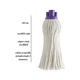 Asseds Store 30 cm Saçaklı Mop – Süper Emiş Gücü, Dayanıklı ve Etkili Temizlik Başlığı - Option-1 - 001-Renkli