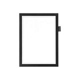 Asseds Store 499301 Duraframe A4 Mıknatıslı Çerçeve, 1 Adet, Siyah - Option-1 - 1BW-Beyaz