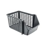 Asseds Store 5 Adet Çok Amaçlı Katlı Geçmeli Organizer, Pratik Dolap Içi Lavabo Altı Evye-Tezgah Üstü Buzdolabı Mutfak Banyo Çamaşır Makinesi Ev Düzenleyici Plastik Sepet (5 Adet - Beyaz) - Kestane Akaju - Option-1