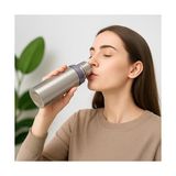 Asseds Store 500 ml Gümüş - Mavi - Pembe Paslanmaz Çelik Termos – Çift Katmanlı Vakumlu, 24 Cm, Isı Yalıtımlı Sızdırmaz Seyahat ve Ofis Matara (Gümüş) - 0,25 L