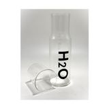 Asseds Store 600 ml Bardaklı Başucu Sürahisi – Şık ve Dayanıklı Borosilikat Cam Su Şişesi, Yatak Odası ve Ofis Kullanımı Için Pratik, Kapağı Bardak Olarak Kullanılabilen Minimalist Tasarım (Siyah) - Option-1 - 51R-Turuncu