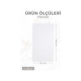 Asseds Store 6'lı Beyaz Banyo Havlusu - 70X140 Cm, 490 GR,%100PAMUK, Spa ve Otel Havlusu, Günlük Kullanıma Uygun - Option-1 - 001-Beyaz