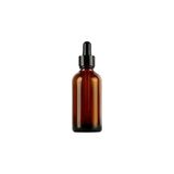 Asseds Store Afracam 100 ml Metal Kapaklı Damlalık Dropper Şişesi Serum 100 cc Cam Şişe 6 Adet (Siyah Kapak, Amber/kahverengi) - Option-1