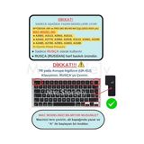 Asseds Store Air 13.6–15.3 ve Pro 14–16 Uyumlu Rusça Klavye Koruyucu Silikon Ince Hafif Gradient Kaplama Toz Sıvı Koruyucu Uk Ters L Enter M1–m5 Uyumlu Pembe - 0 - Siyah - Option-1