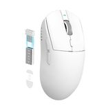 Asseds Store Ajazz AJ139 Pro x Superlıght Kablosuz Oyun Faresi,ultra HAFIF(59G),PIXART PAW3395 Optik SENSÖR,26000 Dpı,2.4ghz/usb C Kablolu,ergonomik,6 Programlanabilir DÜĞME,200 Saat Pil Ömrü,pc/mac Için - Beyaz - Option-1 - 001-Renkli