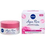 Asseds Store Aqua Rose Hyaluron ve Organik Gül Suyu Içeren Nemlendirici Jel Yüz Kremi, 50 Ml, 48 Saat Yoğun Nemlendirme, Tüm Cilt Tipleri Için, Işıltılı, Pürüzsüz Cilt