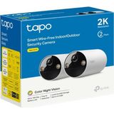 Asseds Store C410 2-Pack, 2k 3mp, Renkli Gece Görüşü, Şarj Edilebilir, Solar Panel Destekli, IP65, Yerel/bulut Depolama, 110° Açılı, Işıklı ve Sesli Alarm, Kablosuz Bataryalı Güvenlik Kamerası - Option-1