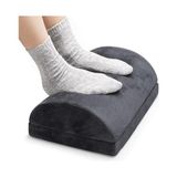Asseds Store - Çalışma Masası Altı Için Ergonomik Ayak Desteği, Ofis Koltuğu ve Oyun Koltuğu Için Ayak Yastığı, Ayak Koyma Yeri Taburesi, Rahatlatıcı Yarım Silindir Masa Altı Ayak Minderi Ayaklık - Option-1