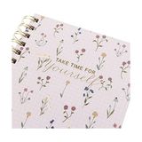 Asseds Store Ciltli Spiral Günlük | Zarif Çiçek Tasarımı | Birinci Sınıf Kağıt | Defter | Günlük | Listeler | Kayıt Ay ve Tarih | Harika Hediye | 160 Çizgili Sayfa | 15,88 cm x 21,04 cm - -- - Option-1