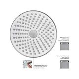 Asseds Store Croma Select S 17,78 cm Su Tasarruflu Düşük Akışlı Duş Başlığı Modern 2-Sprey Yağmur, Quickclean Krom Yoğun Yağmur, 04388000 - 1 lt