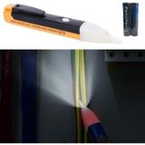 Asseds Store Dedektörlü Temassız Işıklı Kablo Voltaj Test Elektrik Kaçak Dijital Kontrol Kalemi Cihazı - 0 - Siyah - Option-1