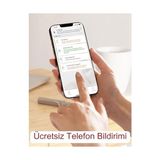 Asseds Store Değiştirilebilir Pilli Akıllı Duman Dedektörü Yangın Alarmı, Wi-Fi Duman Dedektörü, Gerçek Zamanlı Uygulama Bildirimleri, XS01-WX, 1'li Paket - Option-1 - Ahşap