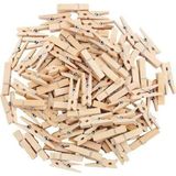 Asseds Store Dekoratif Mini Ahşap Mandal (100 Adet) - 1 kg