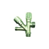 Asseds Store Dual Başlı Çamaşır Musluğu, Çift Çıkışlı, Metal Su Tesisatı Bağlantı Parçası - 1 kg