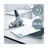 Asseds Store Güçlü Metal Delgeç, Siyah, 65 Sayfa Kapasiteli, Format Sınırlaması ve Ayar Çubuğu, Metal, 51800095 - -- - Option-1
