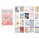 Asseds Store Guguk Temalı 20 Sayfa Defteri • Scrapbooking • Bullet Journal - -- - Option-1