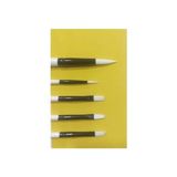 Asseds Store Habico 5'li Karışık Sentetik Akrilik Fırça Seti, Yağlı Boya Için, 2.5mm Genişlik, 15CM Sap Uzunluğu, 6 Parça, Standart Boy - Option-1