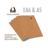 Asseds Store Journal 4’lü Kareli Tel Dikişli Defter Seti – Kapak, Hafif Holme Kağıt, A6 – Toplam 288 Sayfa - -- - Option-1