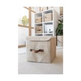 Asseds Store Jüt Dolap Içi Organizer Takı, Makyaj, Banyo, Ofis Düzenleyici Kapaklı Saklama Kutusu 20X20X20 cm - -50 C
